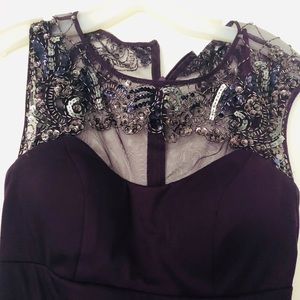 Purple Beaded Gown